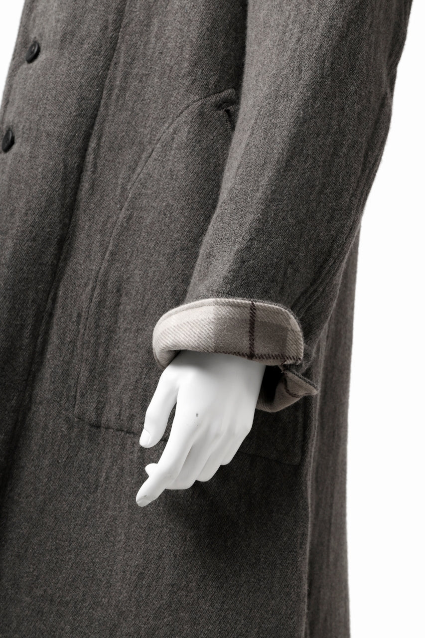 Load image into Gallery viewer, sus-sous medical coat / cavalry twill (GRAY BROWN)