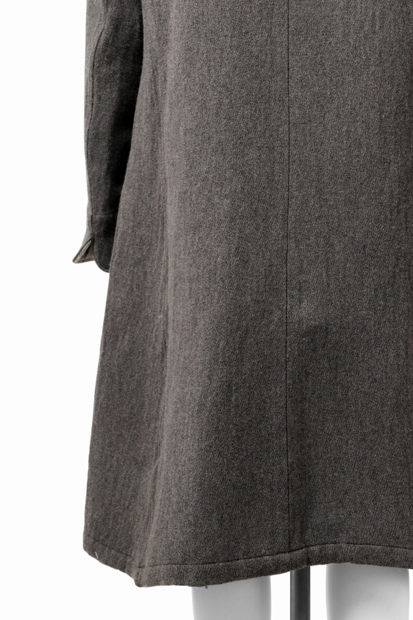 Load image into Gallery viewer, sus-sous medical coat / cavalry twill (GRAY BROWN)
