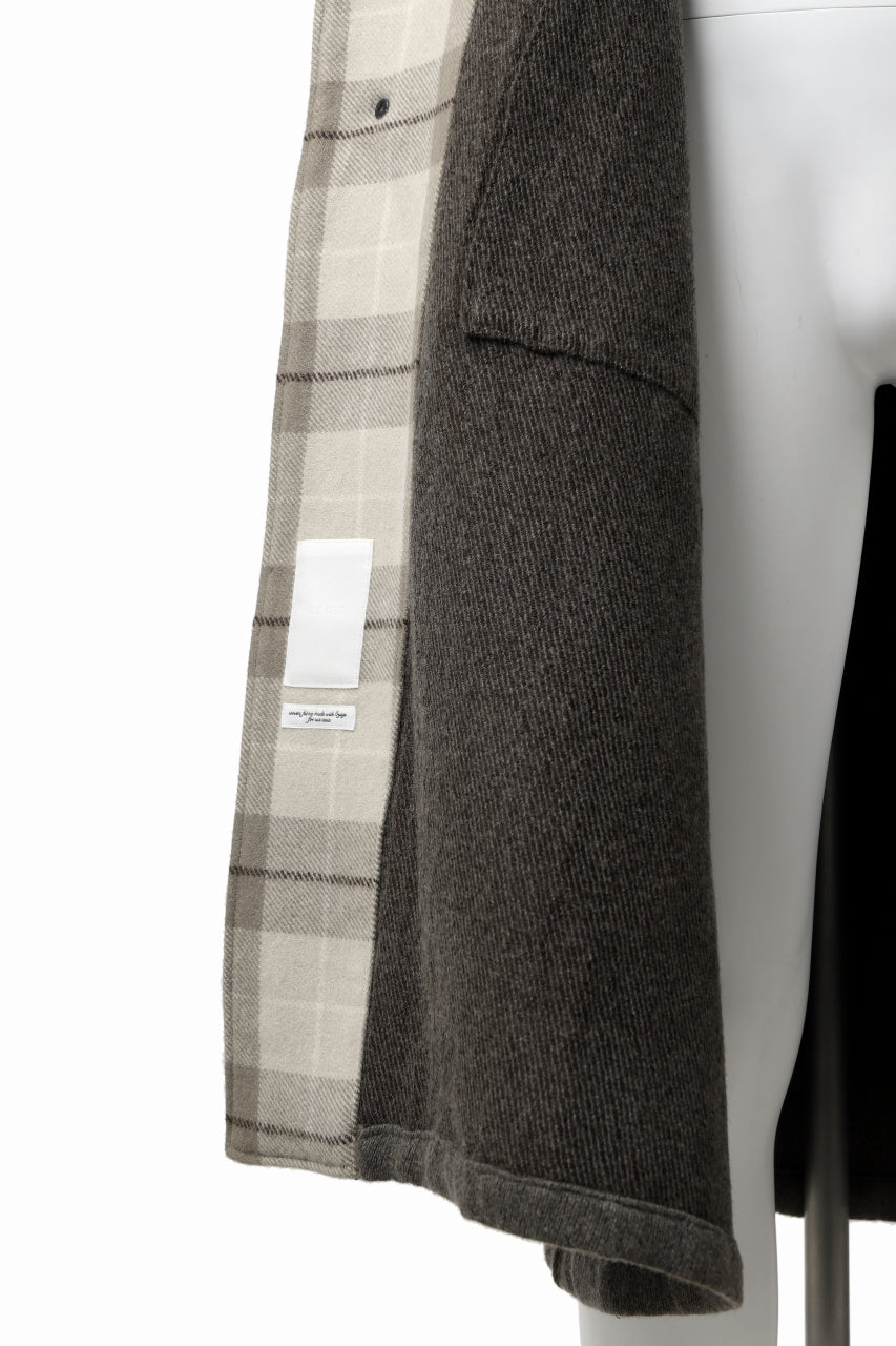 Load image into Gallery viewer, sus-sous medical coat / cavalry twill (GRAY BROWN)