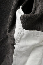 Load image into Gallery viewer, sus-sous medical coat / cavalry twill (GRAY BROWN)