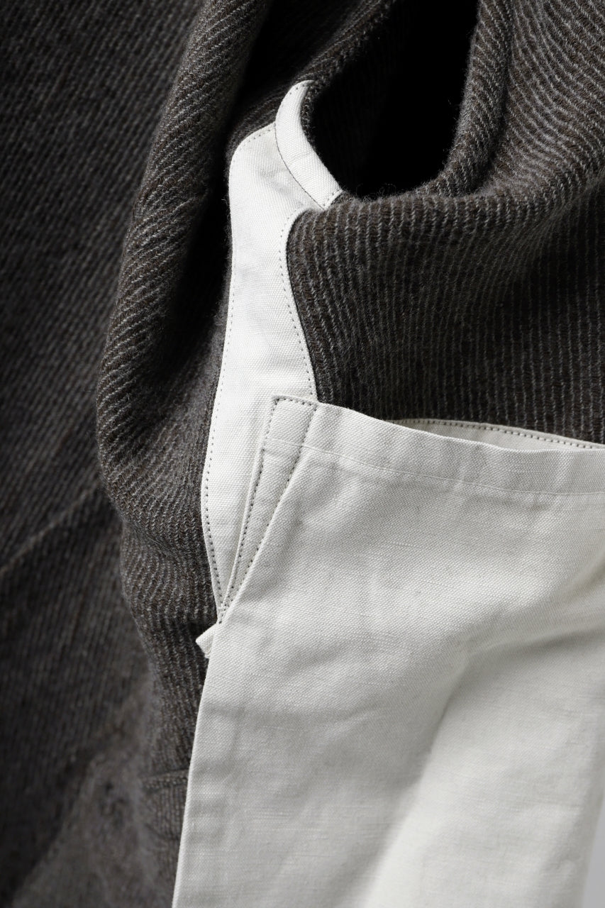 Load image into Gallery viewer, sus-sous medical coat / cavalry twill (GRAY BROWN)