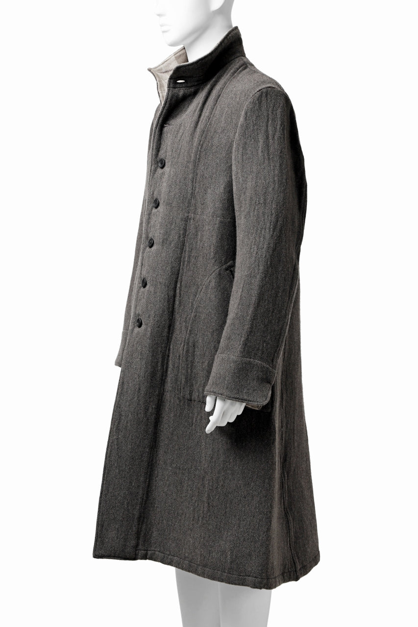Load image into Gallery viewer, sus-sous medical coat / cavalry twill (GRAY BROWN)