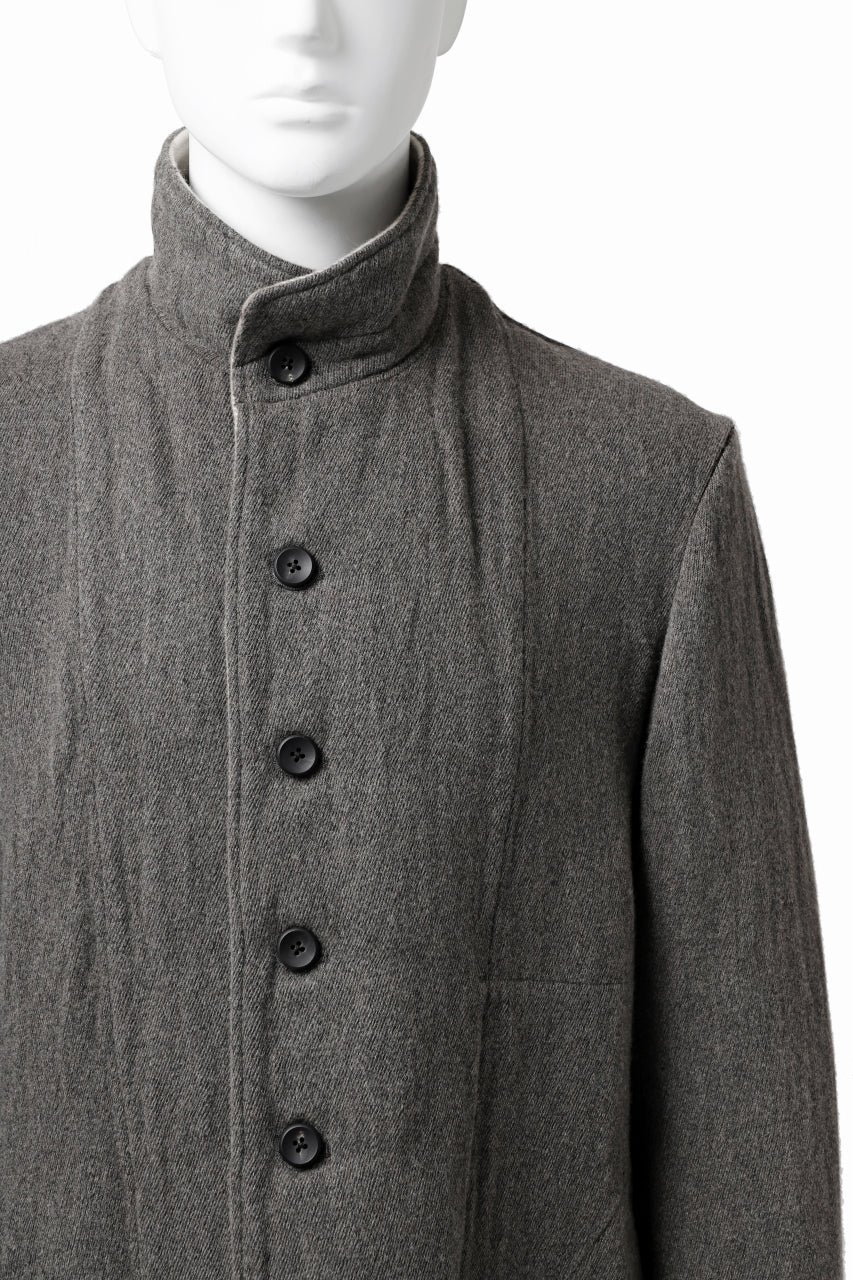 Load image into Gallery viewer, sus-sous medical coat / cavalry twill (GRAY BROWN)