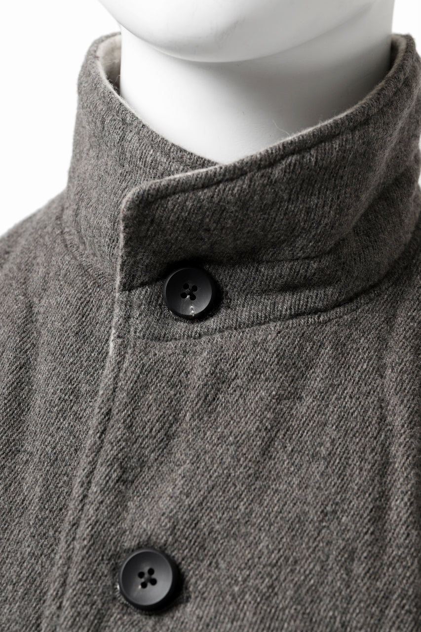 Load image into Gallery viewer, sus-sous medical coat / cavalry twill (GRAY BROWN)