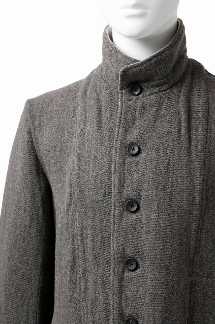 Load image into Gallery viewer, sus-sous medical coat / cavalry twill (GRAY BROWN)