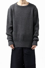 Load image into Gallery viewer, sus-sous fisherman boat neck sweater / W100 7G Full (DUST)