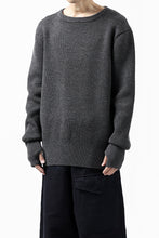 Load image into Gallery viewer, sus-sous fisherman boat neck sweater / W100 7G Full (DUST)