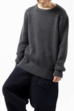 Load image into Gallery viewer, sus-sous fisherman boat neck sweater / W100 7G Full (DUST)