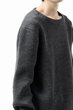 Load image into Gallery viewer, sus-sous fisherman boat neck sweater / W100 7G Full (DUST)
