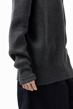 Load image into Gallery viewer, sus-sous fisherman boat neck sweater / W100 7G Full (DUST)