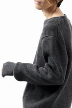 Load image into Gallery viewer, sus-sous fisherman boat neck sweater / W100 7G Full (DUST)