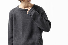 Load image into Gallery viewer, sus-sous fisherman boat neck sweater / W100 7G Full (DUST)