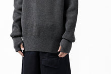 Load image into Gallery viewer, sus-sous fisherman boat neck sweater / W100 7G Full (DUST)