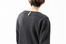 Load image into Gallery viewer, sus-sous fisherman boat neck sweater / W100 7G Full (DUST)