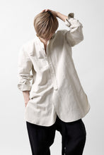 Load image into Gallery viewer, sus-sous shirt officers / C63L37 heavy poplin (NATURAL)