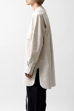 Load image into Gallery viewer, sus-sous shirt officers / C63L37 heavy poplin (NATURAL)