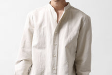 Load image into Gallery viewer, sus-sous shirt officers / C63L37 heavy poplin (NATURAL)