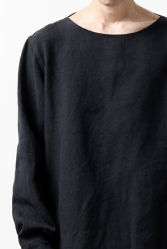 Load image into Gallery viewer, sus-sous sleeping shirt / L100 heavy poplin washer (BLACK NAVY)