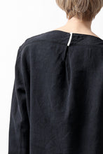 Load image into Gallery viewer, sus-sous sleeping shirt / L100 heavy poplin washer (BLACK NAVY)