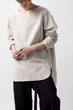 画像をギャラリービューアに読み込む, sus-sous sleeping shirt / C51L49 3/2 Ox washer (NATURAL)