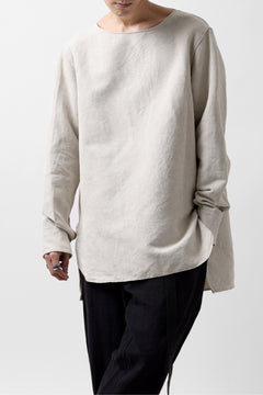 画像をギャラリービューアに読み込む, sus-sous sleeping shirt / C51L49 3/2 Ox washer (NATURAL)