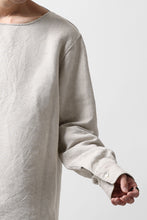 画像をギャラリービューアに読み込む, sus-sous sleeping shirt / C51L49 3/2 Ox washer (NATURAL)