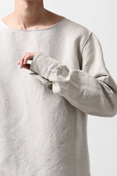 画像をギャラリービューアに読み込む, sus-sous sleeping shirt / C51L49 3/2 Ox washer (NATURAL)