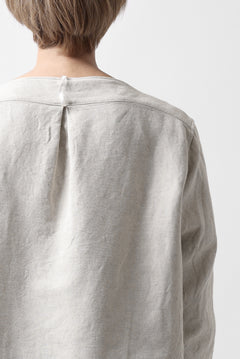画像をギャラリービューアに読み込む, sus-sous sleeping shirt / C51L49 3/2 Ox washer (NATURAL)
