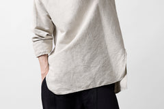 画像をギャラリービューアに読み込む, sus-sous sleeping shirt / C51L49 3/2 Ox washer (NATURAL)