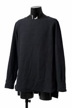 Load image into Gallery viewer, sus-sous sleeping shirt / L100 heavy poplin washer (BLACK NAVY)