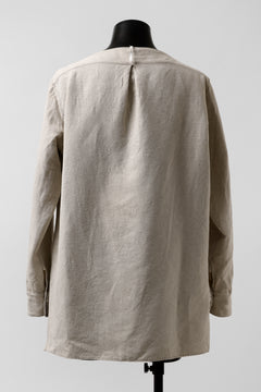 画像をギャラリービューアに読み込む, sus-sous sleeping shirt / C51L49 3/2 Ox washer (NATURAL)
