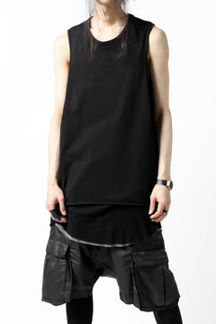 画像をギャラリービューアに読み込む, thomkrom TUBULAR JERSEY TANKTOP (BLACK)