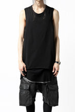 画像をギャラリービューアに読み込む, thomkrom TUBULAR JERSEY TANKTOP (BLACK)