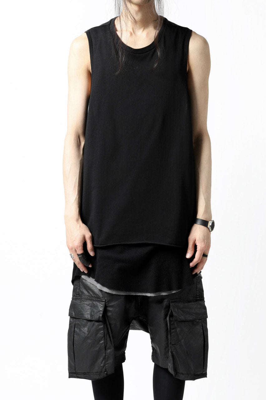 画像をギャラリービューアに読み込む, thomkrom TUBULAR JERSEY TANKTOP (BLACK)