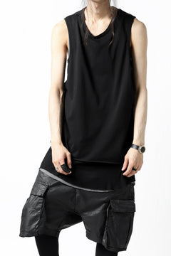 画像をギャラリービューアに読み込む, thomkrom TUBULAR JERSEY TANKTOP (BLACK)