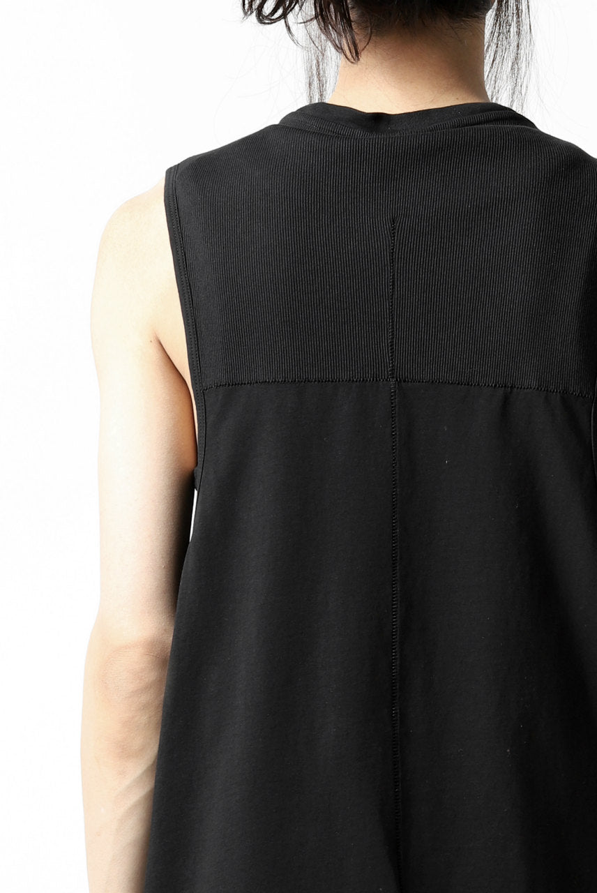 画像をギャラリービューアに読み込む, thomkrom TUBULAR JERSEY TANKTOP (BLACK)