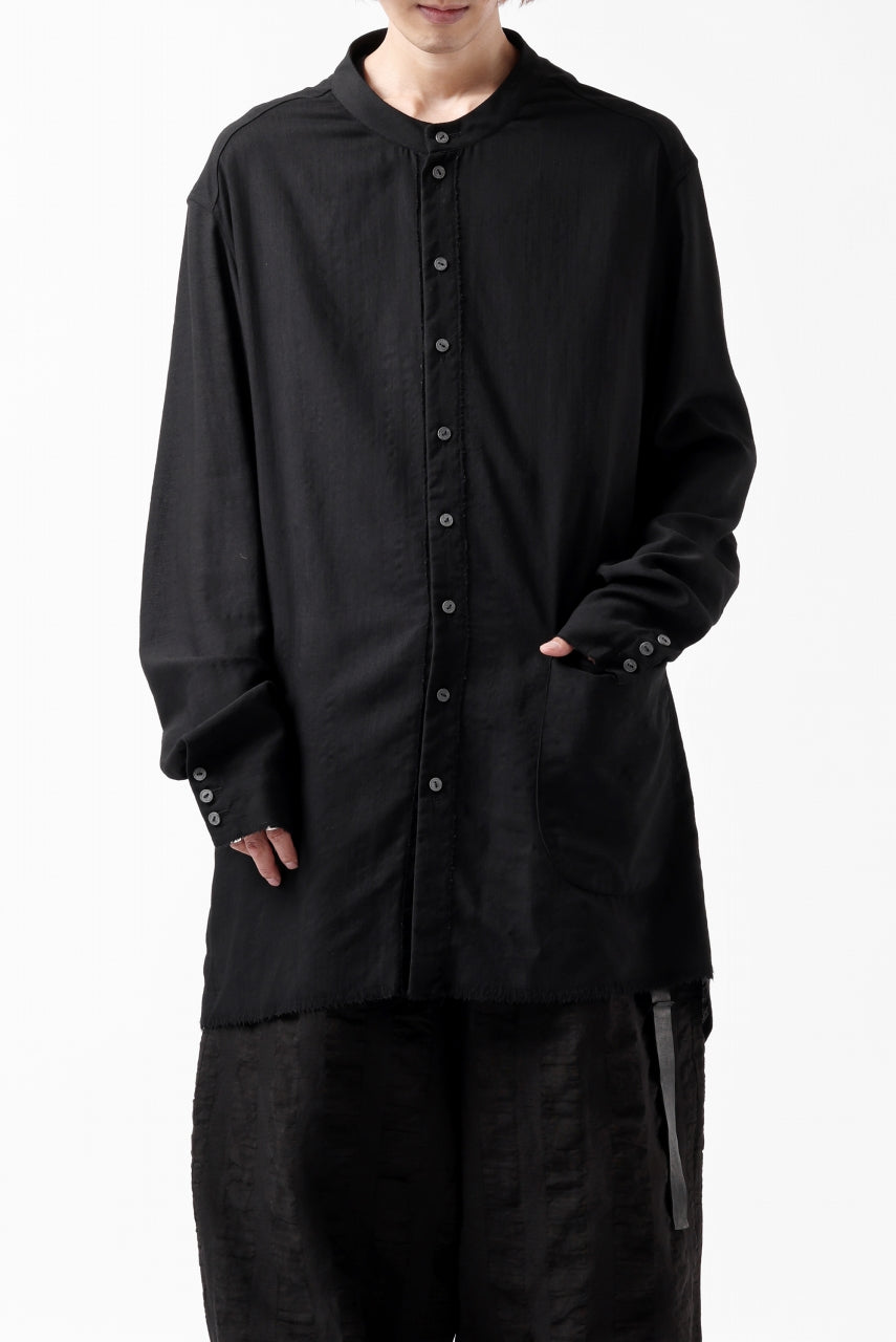 画像をギャラリービューアに読み込む, SOSNOVSKA SLIDE SHAPE SHIRT (BLACK)