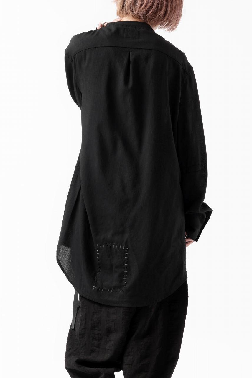 画像をギャラリービューアに読み込む, SOSNOVSKA SLIDE SHAPE SHIRT (BLACK)