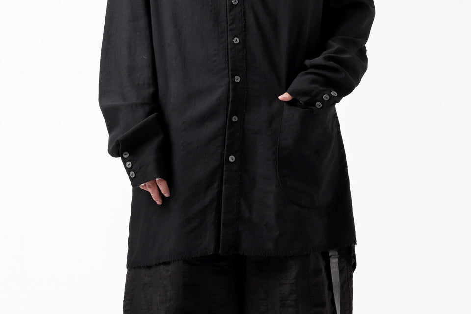 画像をギャラリービューアに読み込む, SOSNOVSKA SLIDE SHAPE SHIRT (BLACK)