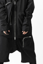画像をギャラリービューアに読み込む, thomkrom RADICAL ZIP-POC HOODED JACKET (BLACK)