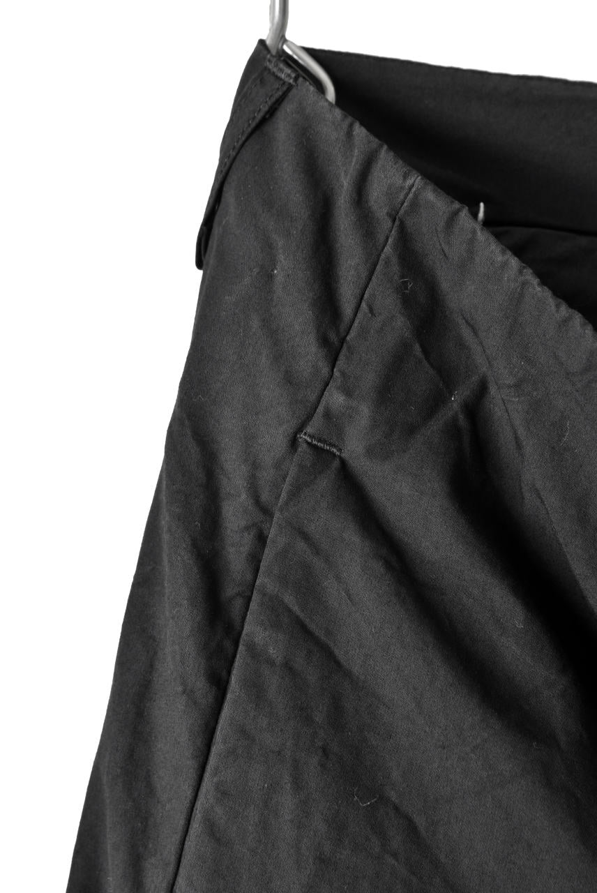 Load image into Gallery viewer, blackcrow high density cotton banana shape trousers (BLACK)