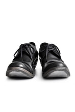画像をギャラリービューアに読み込む, EVARIST BERTRAN EB2T Derby Shoes with Up Heel (BLACK)