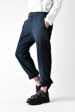 画像をギャラリービューアに読み込む, COLINA SASHIKO CURVED TROUSERS (INDIGO)