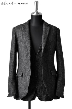 Load image into Gallery viewer, blackcrow tailor vest (wool linen fulling) (GREY)