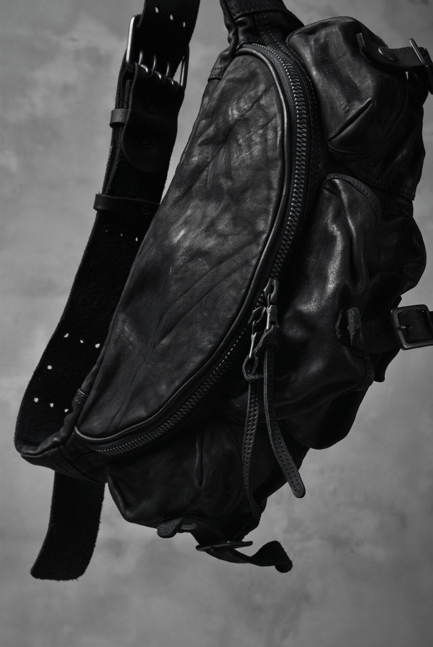 Load image into Gallery viewer, ISAMU KATAYAMA BACKLASH "DoubleShoulder" MIL-BAG (BLACK)