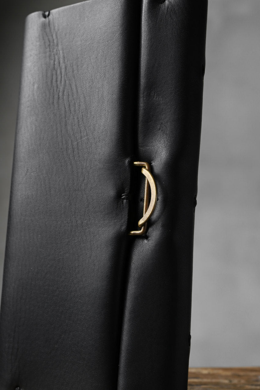 Load image into Gallery viewer, KLASICA LONG WALLET / TEMPESTI OILED COW BENDS LEATHER (BLACK)