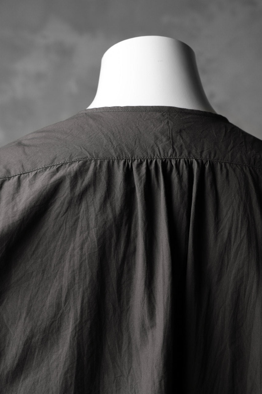 画像をギャラリービューアに読み込む, KLASICA SABRON HALF BUTTON PULLOVER SHIRT / TYPE-WRITER CLOTH (MOSS)