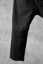 Load image into Gallery viewer, KLASICA DARK CHECK SABRON WIDE TROUSERS / WASH OUT MIX WEAVE (DARK CHECK)