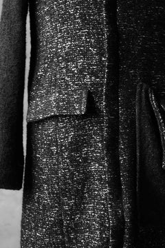 画像をギャラリービューアに読み込む, PAL OFFNER PADDED HOODNECK COAT (TWEEDY MELANGE)