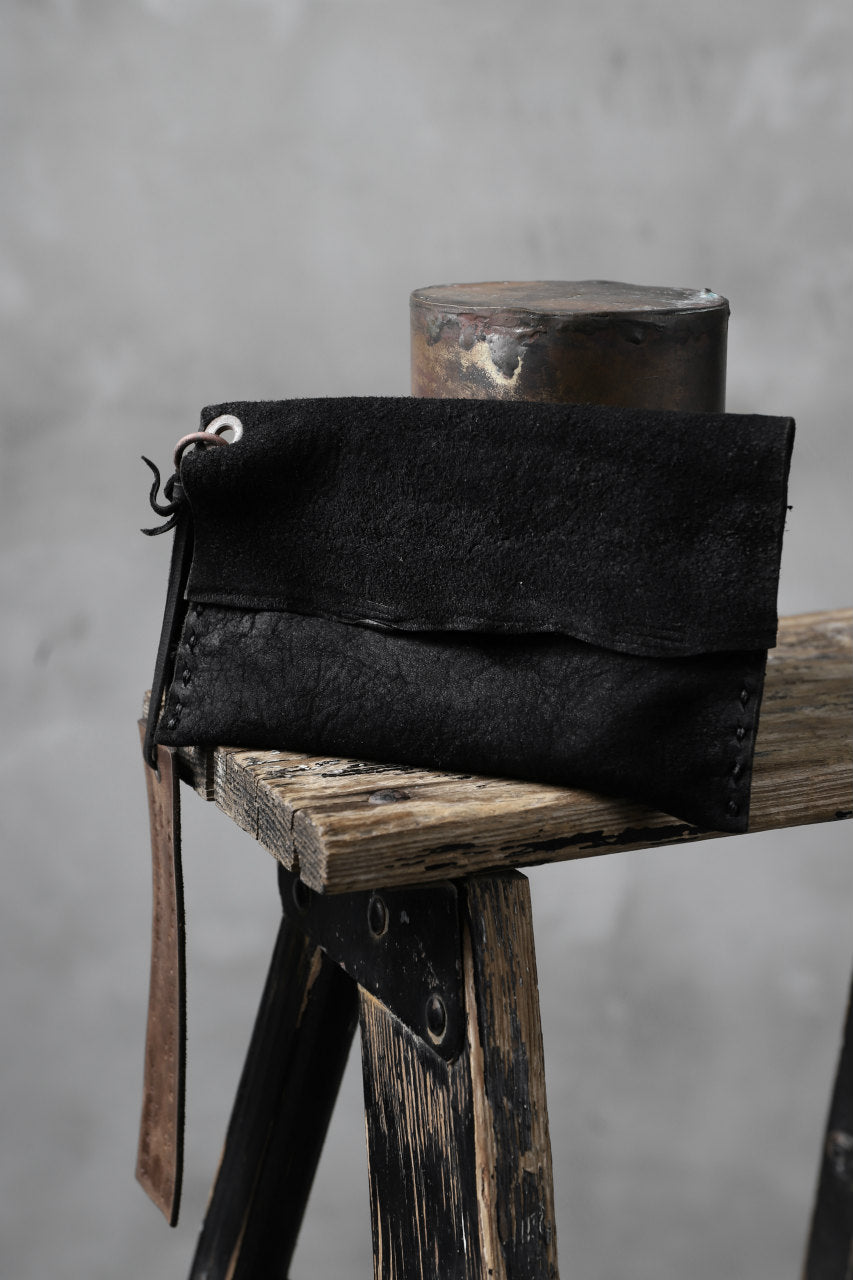 Chörds; TR CARD CASE / HORSE BUTT LEATHER (ROUGH / BLACK)